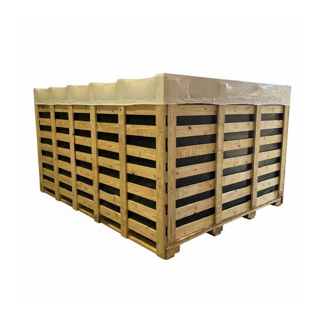 Slatted Wooden Crate - 2 Way Entry - 120 x 80 x 90cm