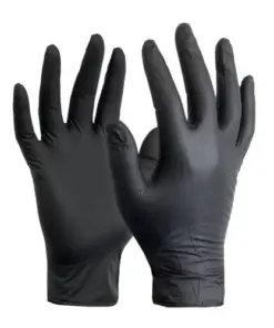 Black Nitrile Powder Free Gloves (Box of 100)