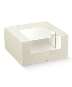 Cake Box – 160 x 160 x 60mm with PVC window