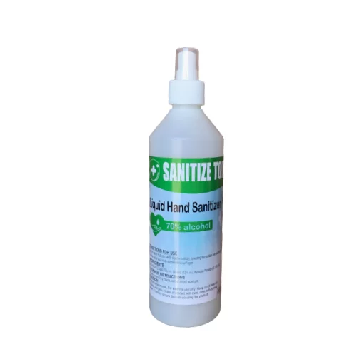 70% Alcohol Liquid Hand Sanitizer Mist Spray 500ml