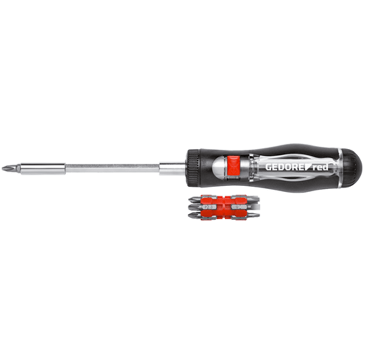Gedore Extendable Shank Screwdriver 13 in 1