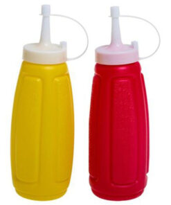 Ketchup and Mustard Bottle
