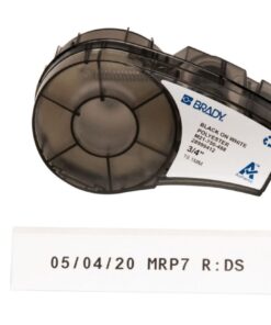 Brady High Performance Labels, White Polyester B-488, M21-750-488 19.05 mm x 6.4 m Roll