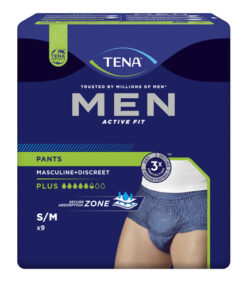 TENA MEN MEDIUM ACTIVE FIT PANTS PLUS 9s