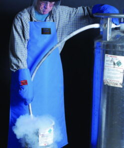 Cryo.Expert Cryo Protection Set – Gloves 700mm M, Face Shield, Apron, and Two Safety Labels