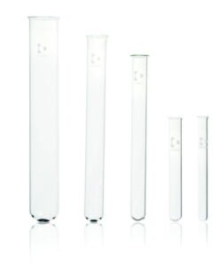DWK Duran 25 x 200 mm Test Tubes with Beaded Rim, Pack of 50