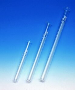 Hecht Test Tube 5:0.1 ml, Graduated Soda Glass, with Spout