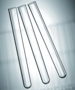 Scherf Präzision Test Tubes 75x⌀10x0.5-0.6 mm, Soda Lime Glass, Without Rim, Round Bottom (Pack of 250)
