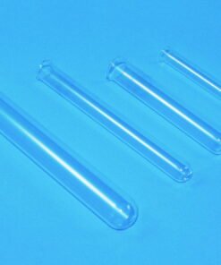 LLG Test Tubes Fiolax 8x70mm with Beaded Rim, Pack of 100