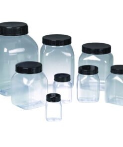Bürkle Wide-Mouth Tin Square 300 ml, PVC, with Lid