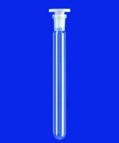 Lenz-Laborglas Round Bottom Test Tube NS 14/23 Ø 18 mm × 180 mm, DURAN® Tubing, PE Stopper