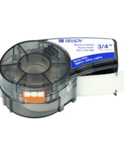 Brady High-Performance Labels White Nylon Cloth B-499-M21-750-499-19.05 mm x 4.8 m Roll