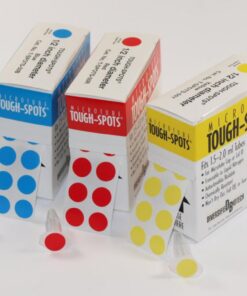 Heathrow Scientific Tough Spots PVC Round Ø 95 mm, Green, Pack of 1000 Roll