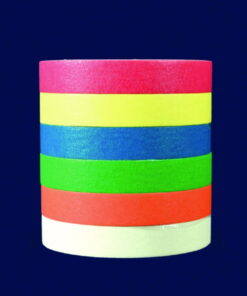 ISOLAB Writable Adhesive Label Tape 19 mm Rainbow Set, 30 m Rolls, Pack of 6