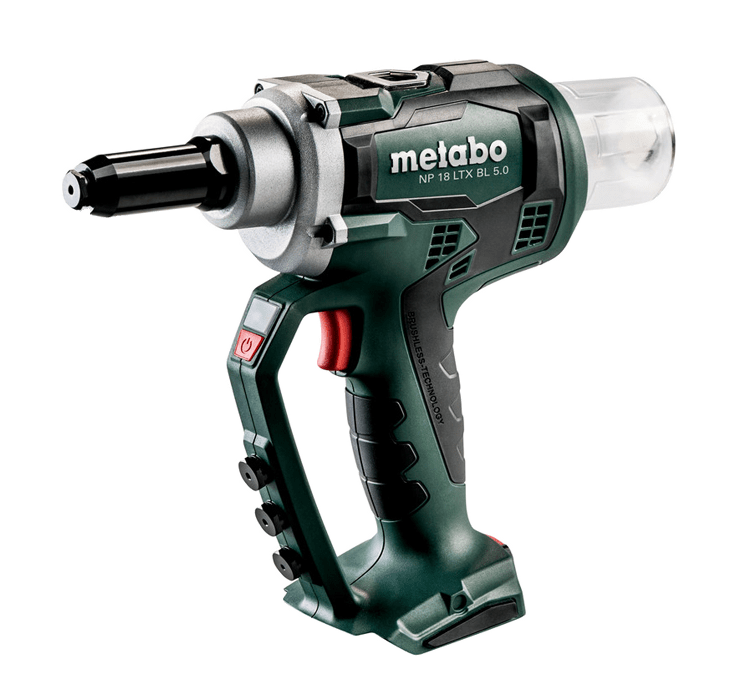 Metabo NP 18 LTX BL 5.0 Cordless Rivet Gun