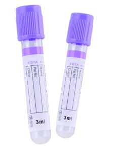 EDTA Vaccuum Tubes 3ml, K3 L/Top