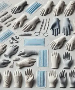 B. Braun Vasco Disposable Operation Gloves, Size 6 OP Powdered, Latex, Powdered, Pair Sterile Packed, Pack of 50 Pair