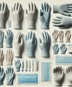 Unigloves Nitrile Gloves Opal Pearl Size M Powder Free, Non-Sterile, Rolling Edges, Micro-Roughened Finger Tips, 10 Packs of 100