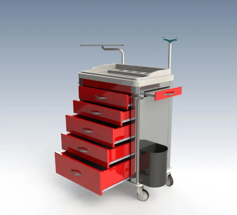 Mt C 01 Emergency Drug Trolley