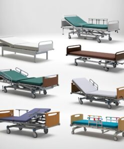 Examination bed for clinic size