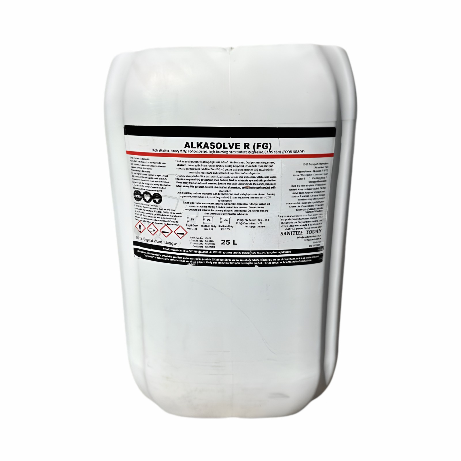 Alkasolve R Heavy Duty Food Grade Degreaser High Foaming 25L