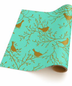Beautiful Birds Sage & Copper (50m x 50cm Roll)