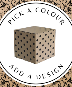 Design Cube Box (M) – Brown Kraft 150 x 150 x 150mm