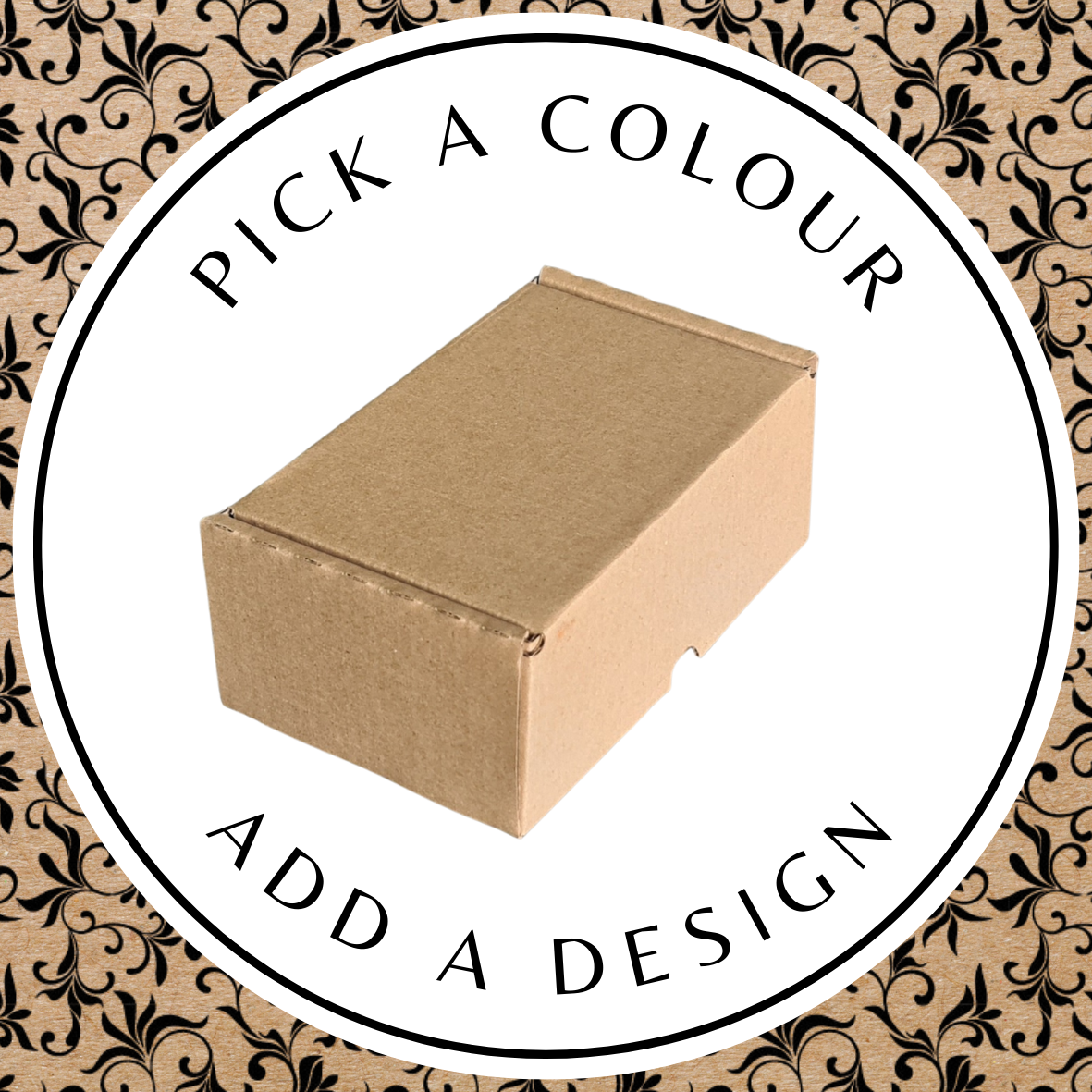 Design Shipper (Small Rectangle) – Brown Kraft