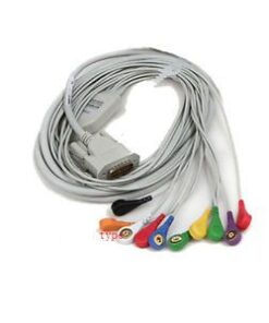 Ecg Cable – 10 Lead – Button Type