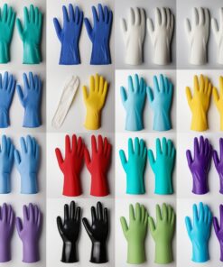 Semperit Disposable Gloves Size L 8-9 Semperguard Comfort Nitrile Blue Powder-Free Pack of 100