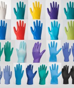 Unigloves Nitrile Gloves Mint Pearl Size XL, Powder-Free, Non Sterile, Rolling Edges, Micro Roughened Finger Tips, 10 Packs of 100