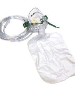 Oxygen Mask + Re-Breathing Bag Paediatric