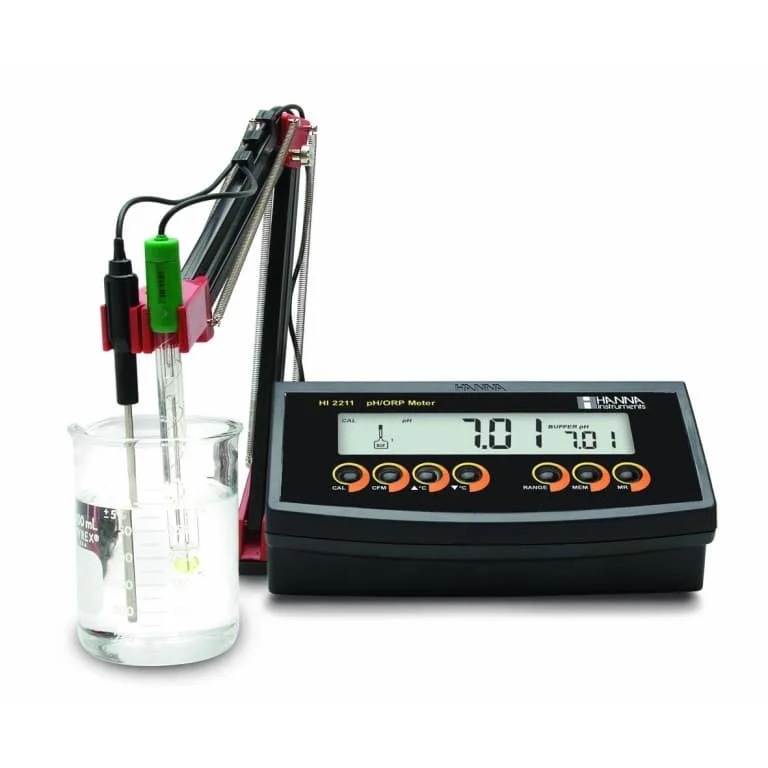 pH Meter Benchtop pH/mV Meter with 0.01 Resolution