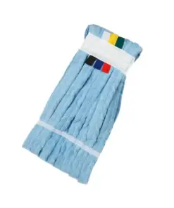 Hygiene Fan Mop Microfibre Replacement Head with Colour Coded Tags