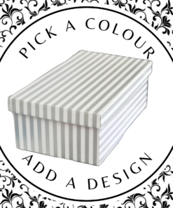 Design Shoe Box – White Kraft 325 x 200 x 115mm