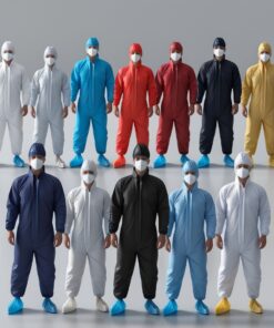 Disposable 50 gsm coveralls