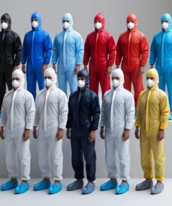 Disposable 50 gsm coveralls