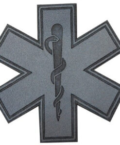 Large Iron on Reflective Star of Life