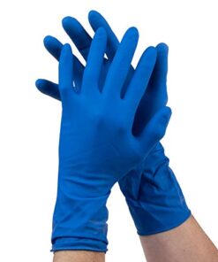 Black Nitrile Examination Gloves ��� Latex Free & Powder Free (S, M, L, XL)