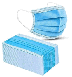 MOM Surgical Face Mask ��� 3-Ply, Earloop (Box of 50, 20g/m��)