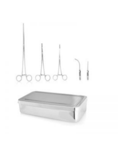 Vascular Surgical Instrument ��� (5 pcs) with tray