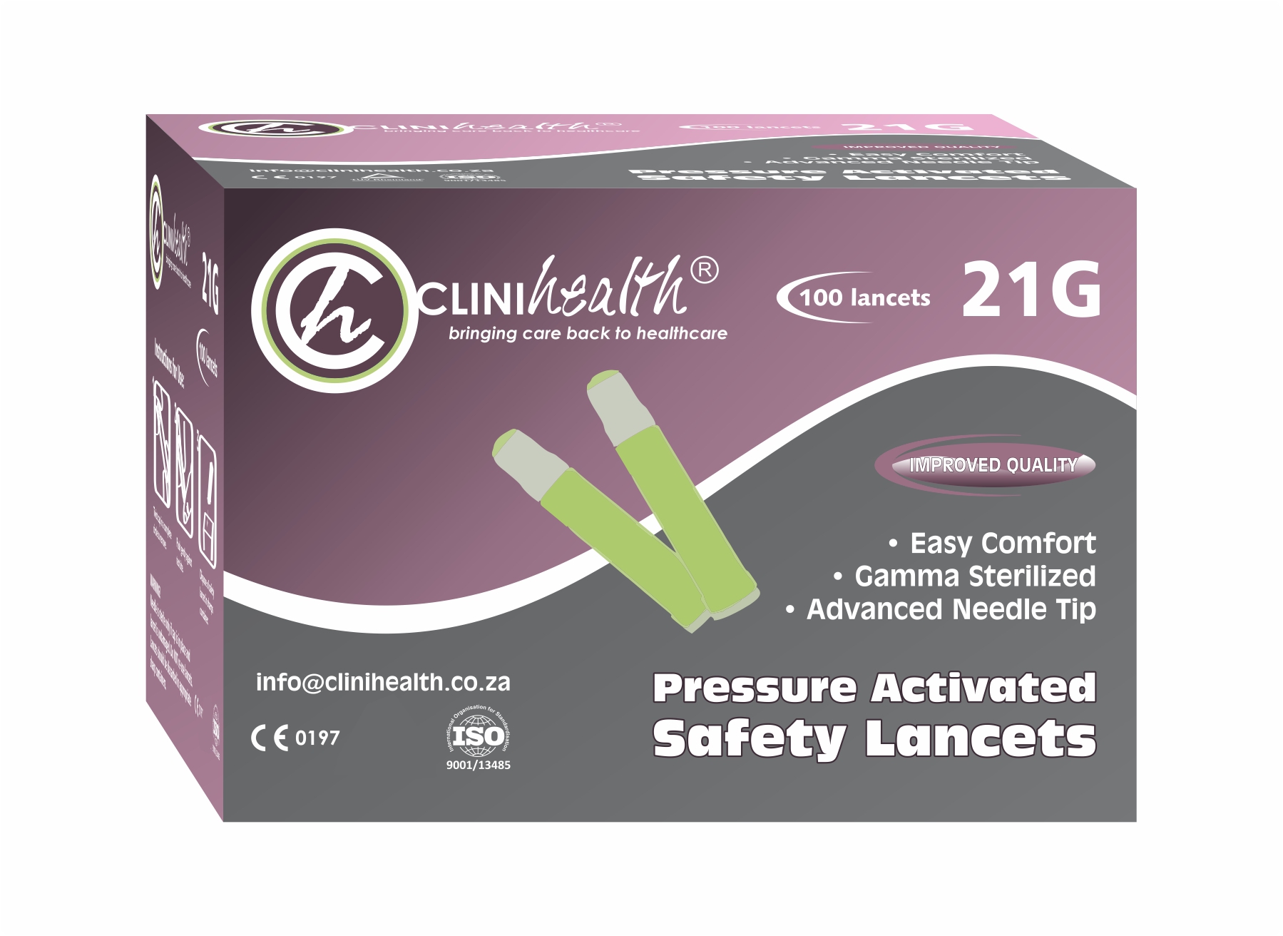 Lancets 21G (Box of 100)