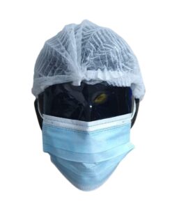 Mop Caps 21��� Double Stitch White
