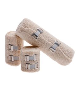 Crepe Bandage with 2 Metal Clips ��� 75mm x 4.5m (sold in 10���s)