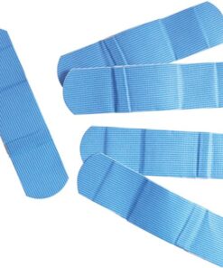 Waterproof Blue Finger Plasters ��� X-Ray Detectable (Pack of 100)