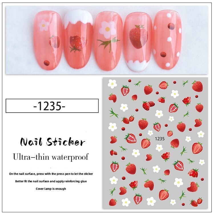 Nail Art Sticker - #1235 - Image 2