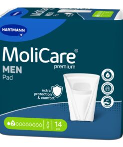 MoliCare Premium MEN Pad 2 Drops - Pack 14