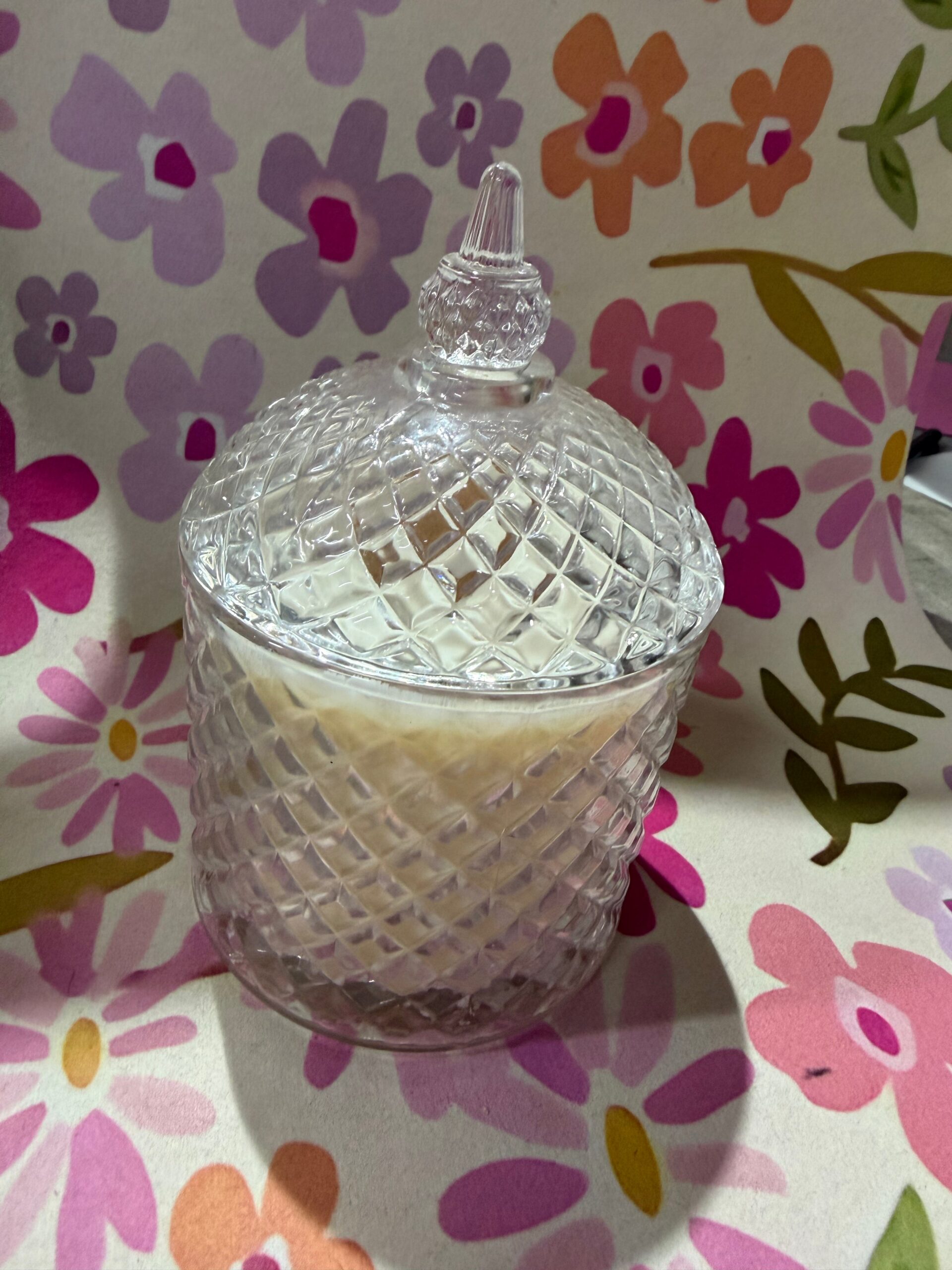 Beautiful glas candle large (DEMO)