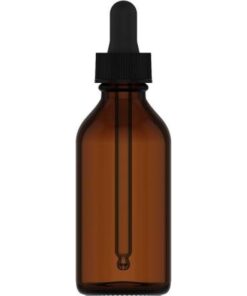 Alternative view of Dropper Bottles Amber-Black Lids