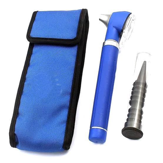 Fibre Optic Pocket Otoscope - Blue std